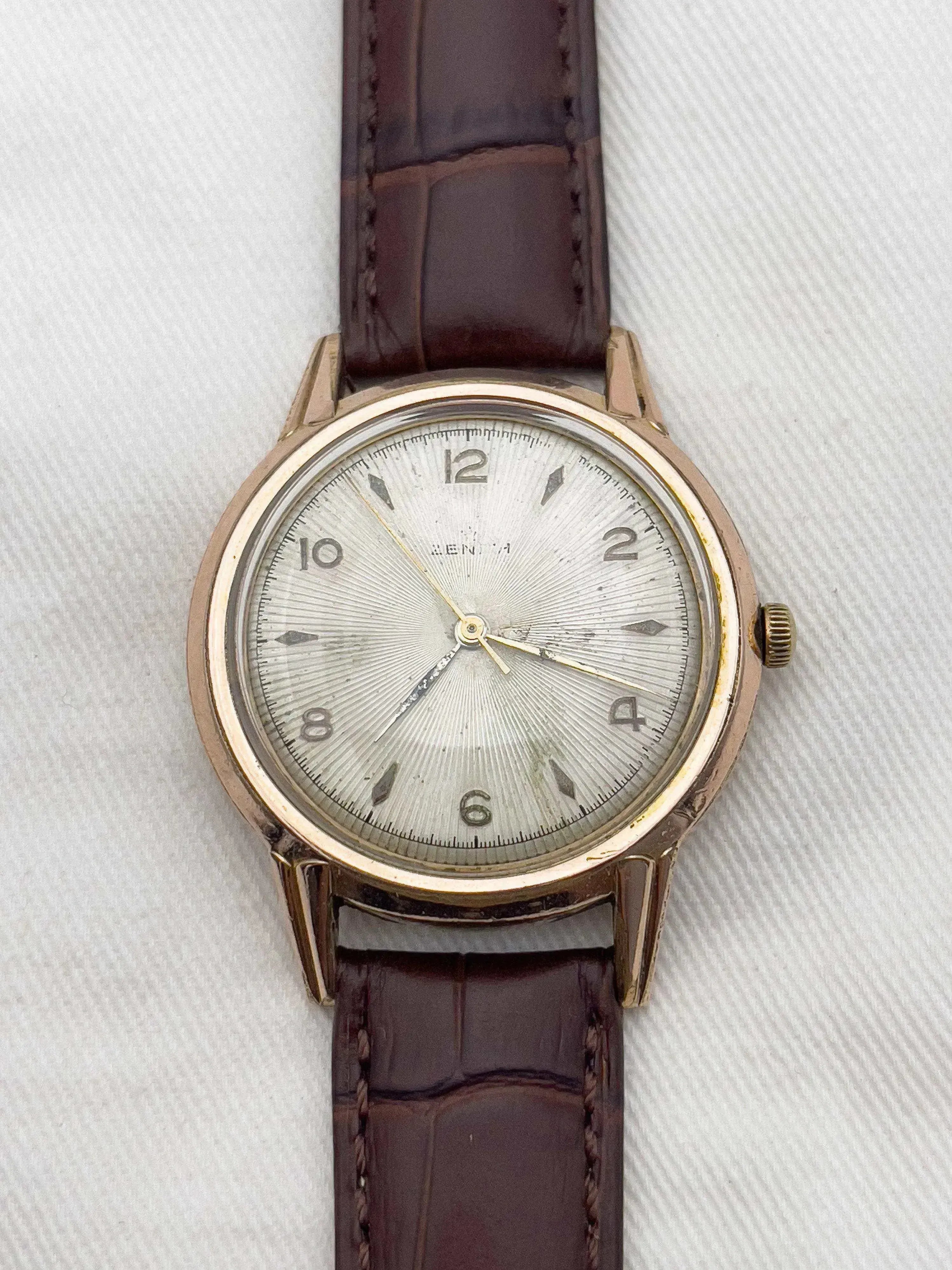 Zenith - Guillochée Plaqué or - 1960s - Atelier Victor