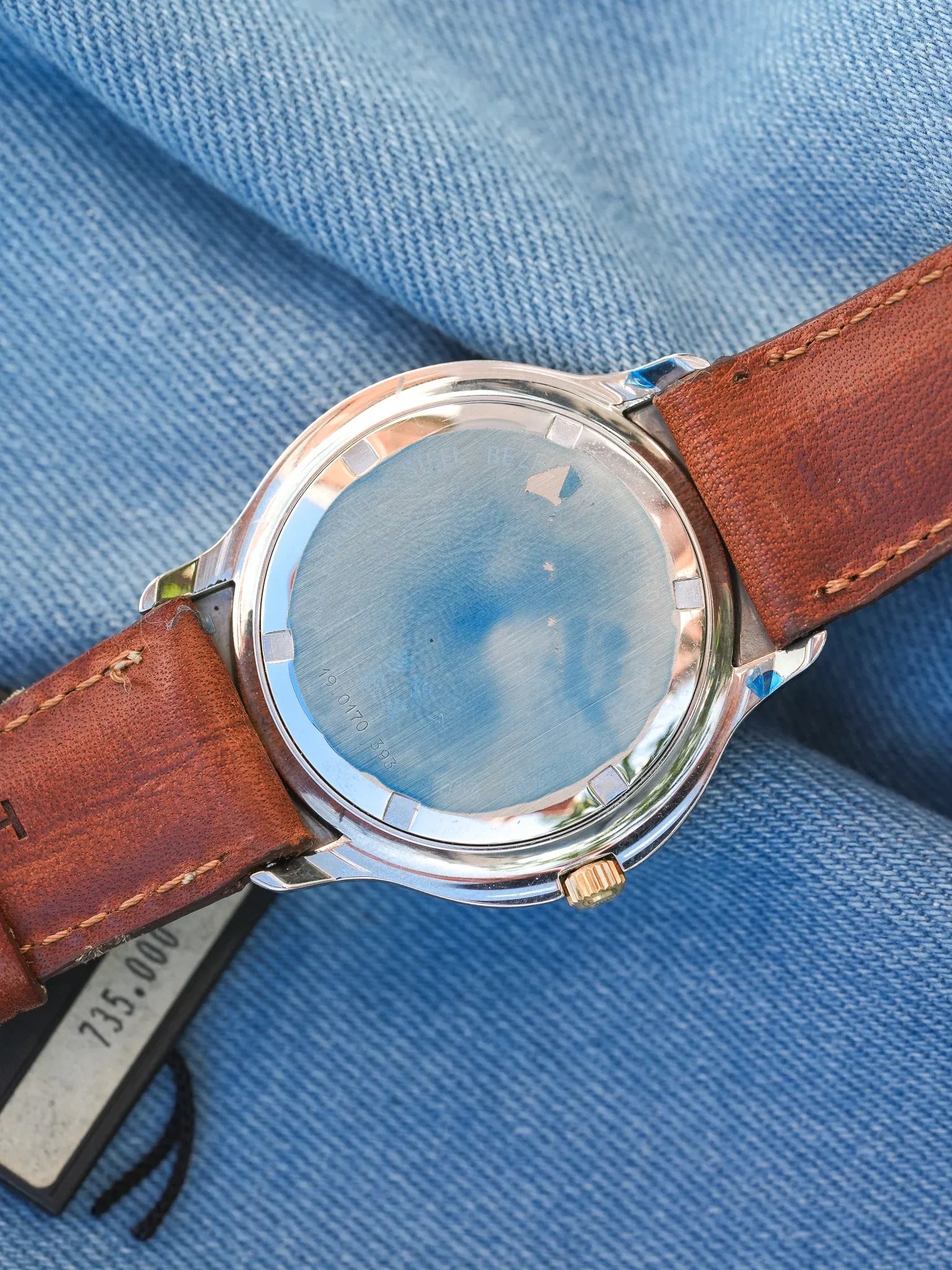 Zenith - Phase de lune triple calendar bleu nuit - NOS & Papier - 1980s - Atelier Victor