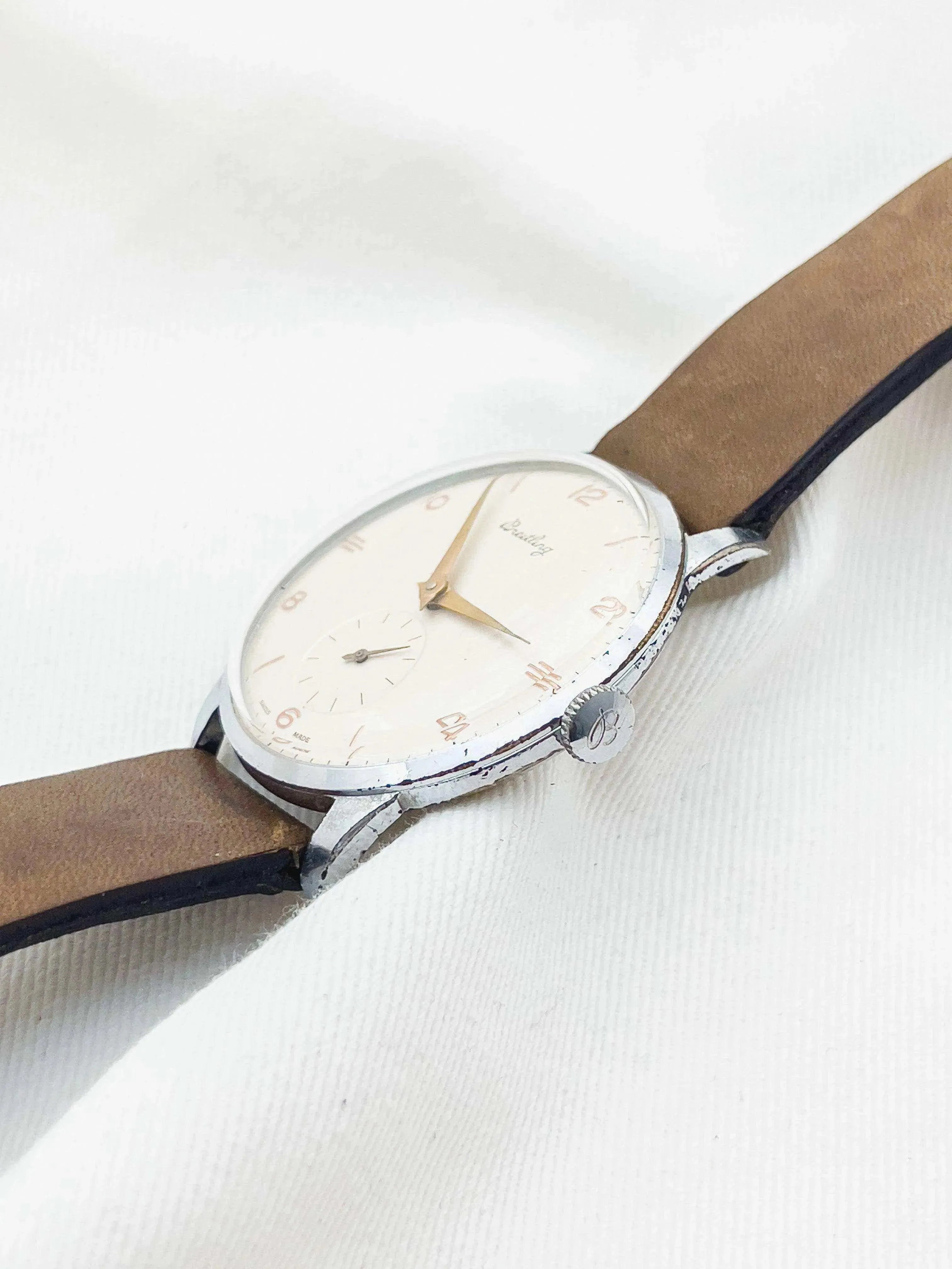 Breitling - Calatrava - 1950s - Atelier Victor Paris - Vintage Watch Shop Dubai
