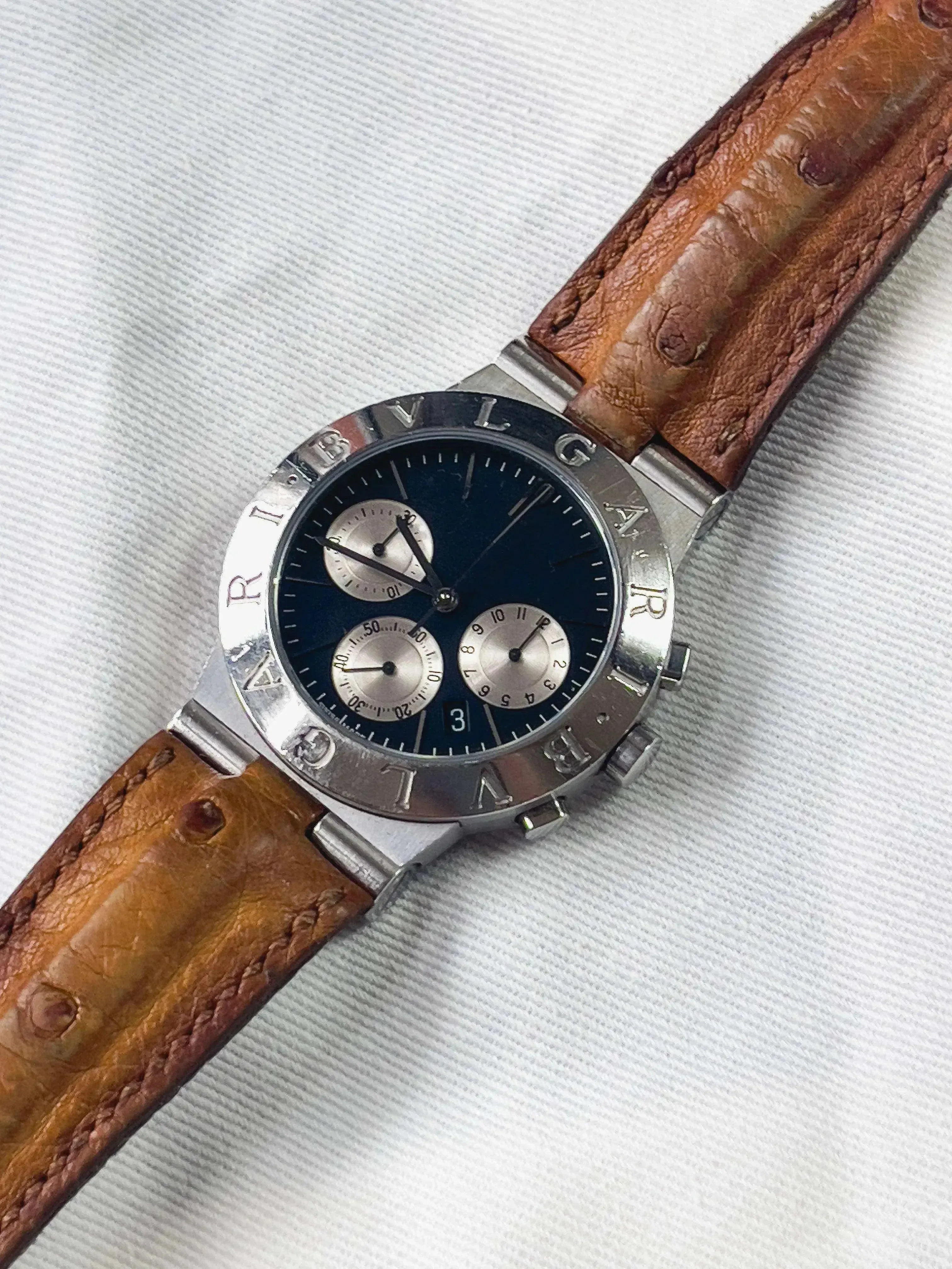 Bvlgari - Diagono Chronograph - 1990s - Atelier Victor - Vintage  Shop