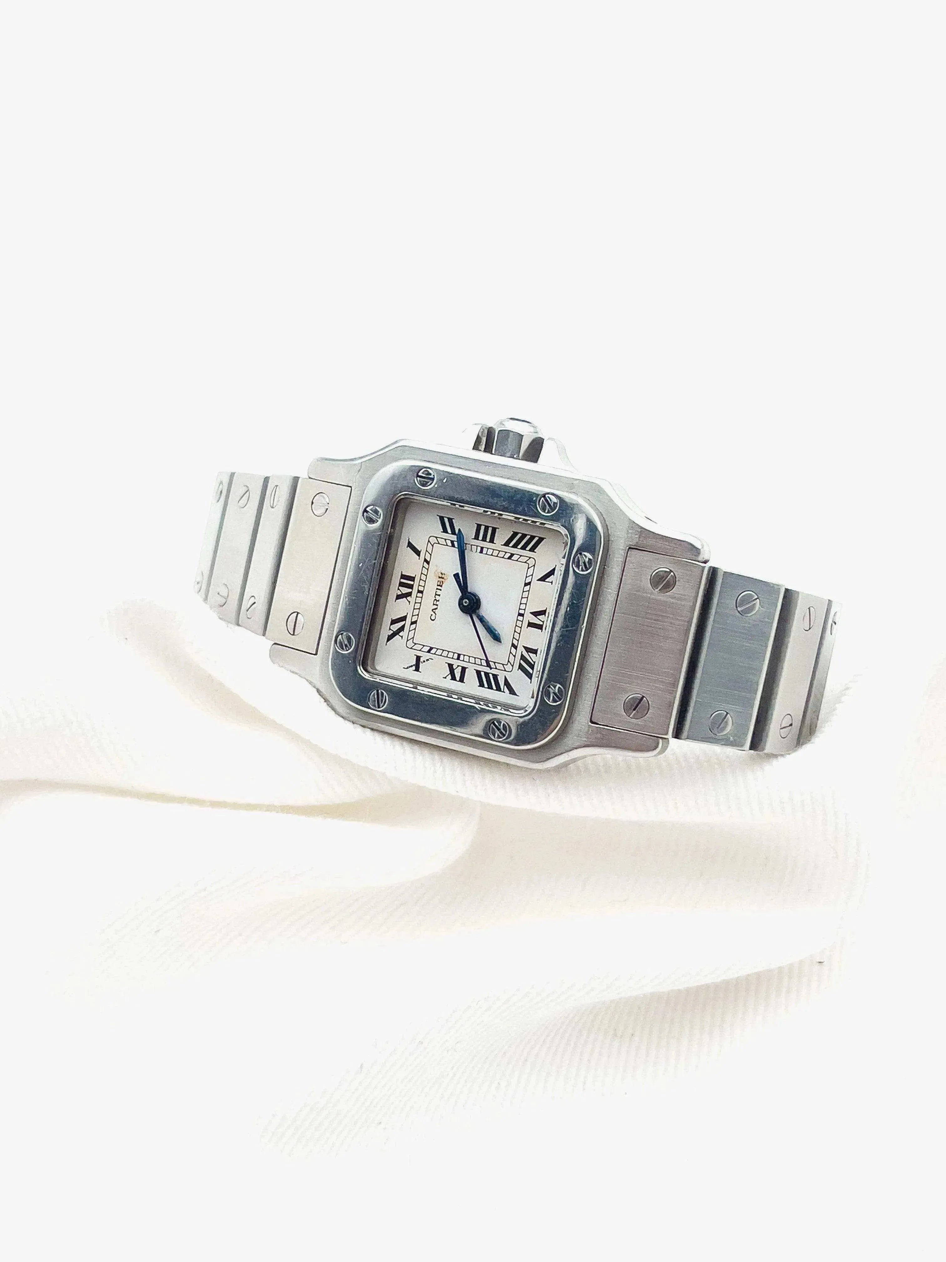 Cartier - Santos acier 24mm automatique - 1990s - Atelier Victor Paris - Vintage Watch Shop Dubai