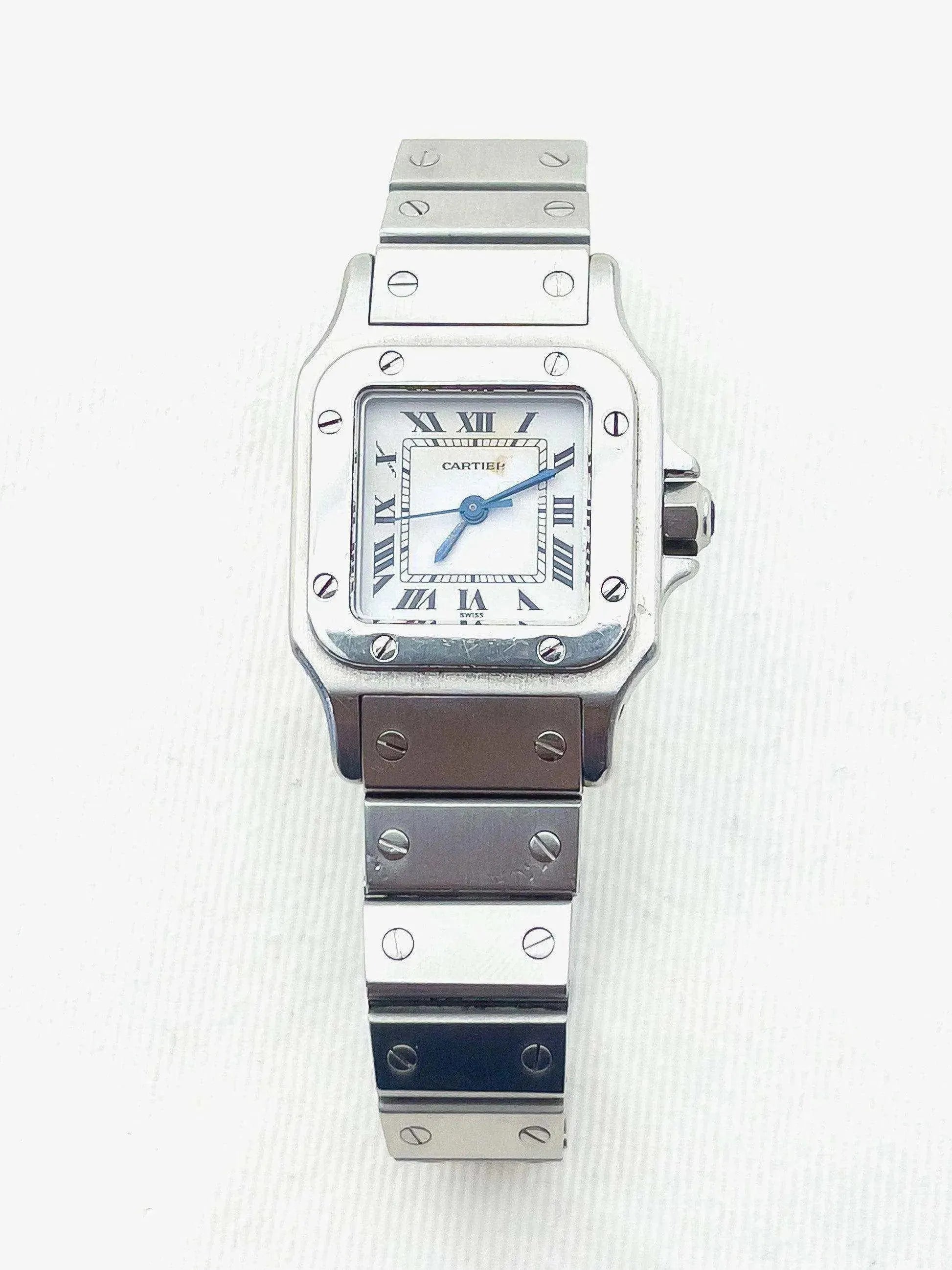 Cartier - Santos acier 24mm automatique - 1990s - Atelier Victor Paris - Vintage Watch Shop Dubai