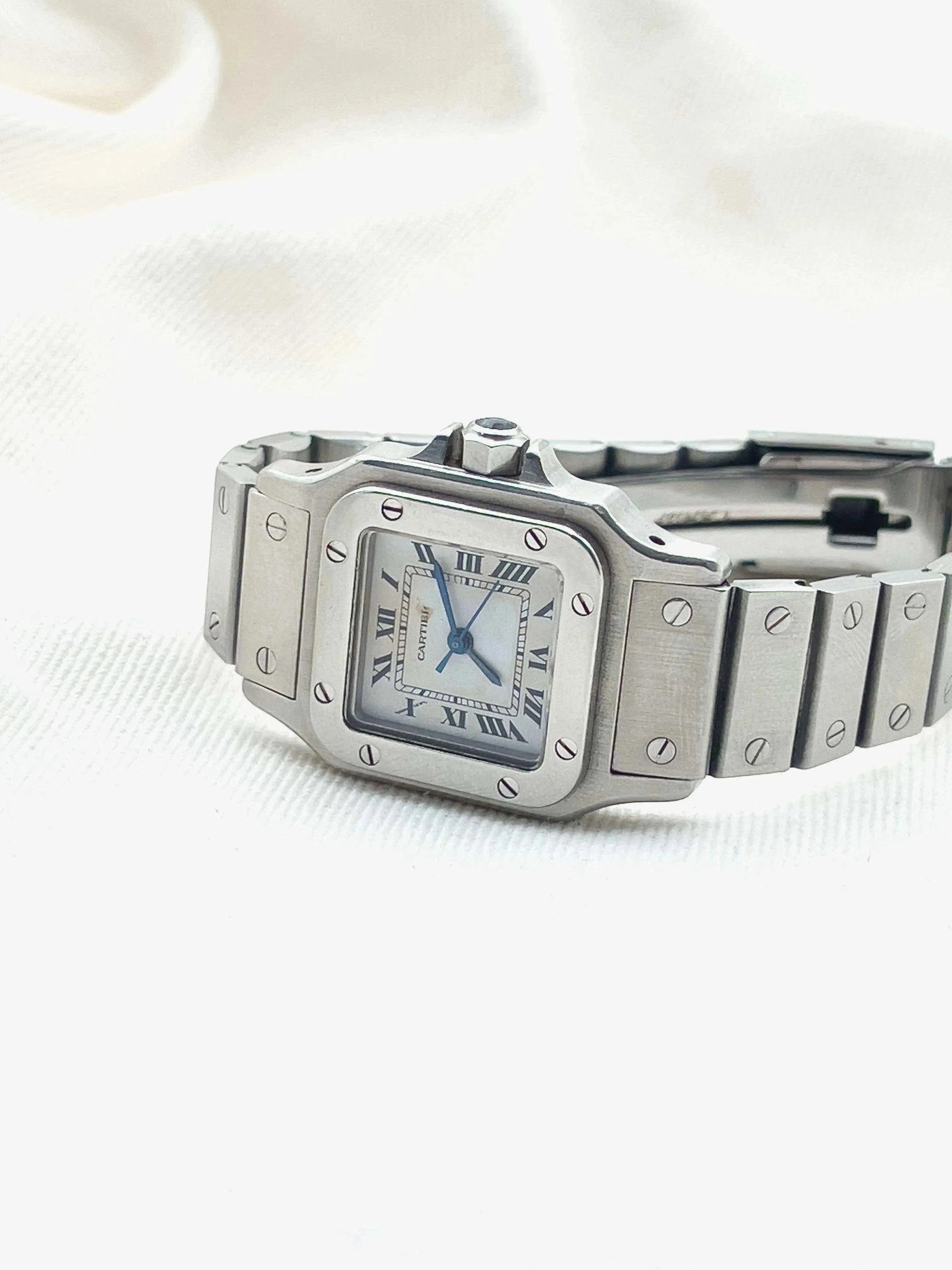 Cartier - Santos acier 24mm automatique - 1990s - Atelier Victor Paris - Vintage Watch Shop Dubai