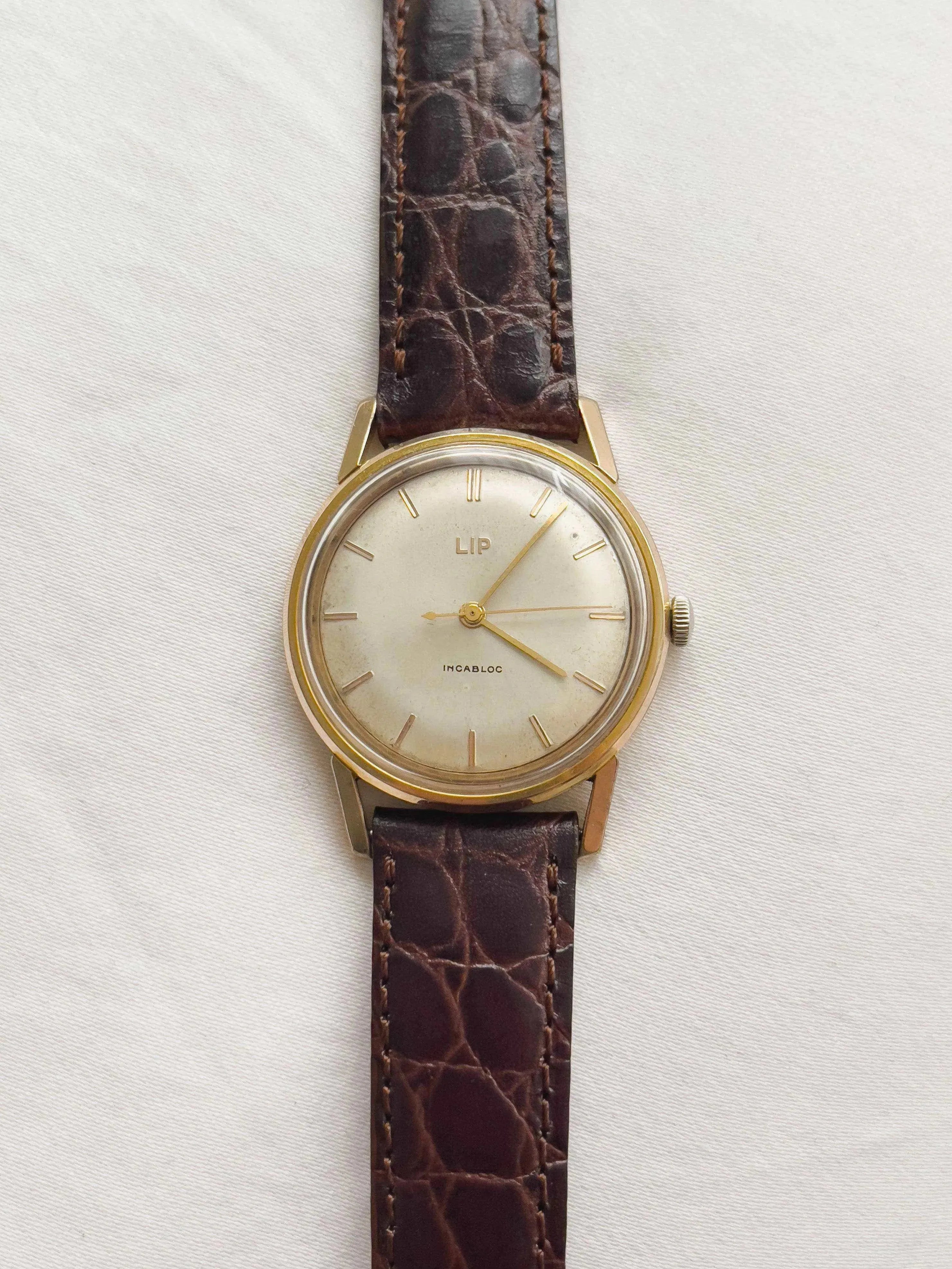 Lip - Incabloc - 1960s - Atelier Victor Paris - Vintage Watch Shop Dubai