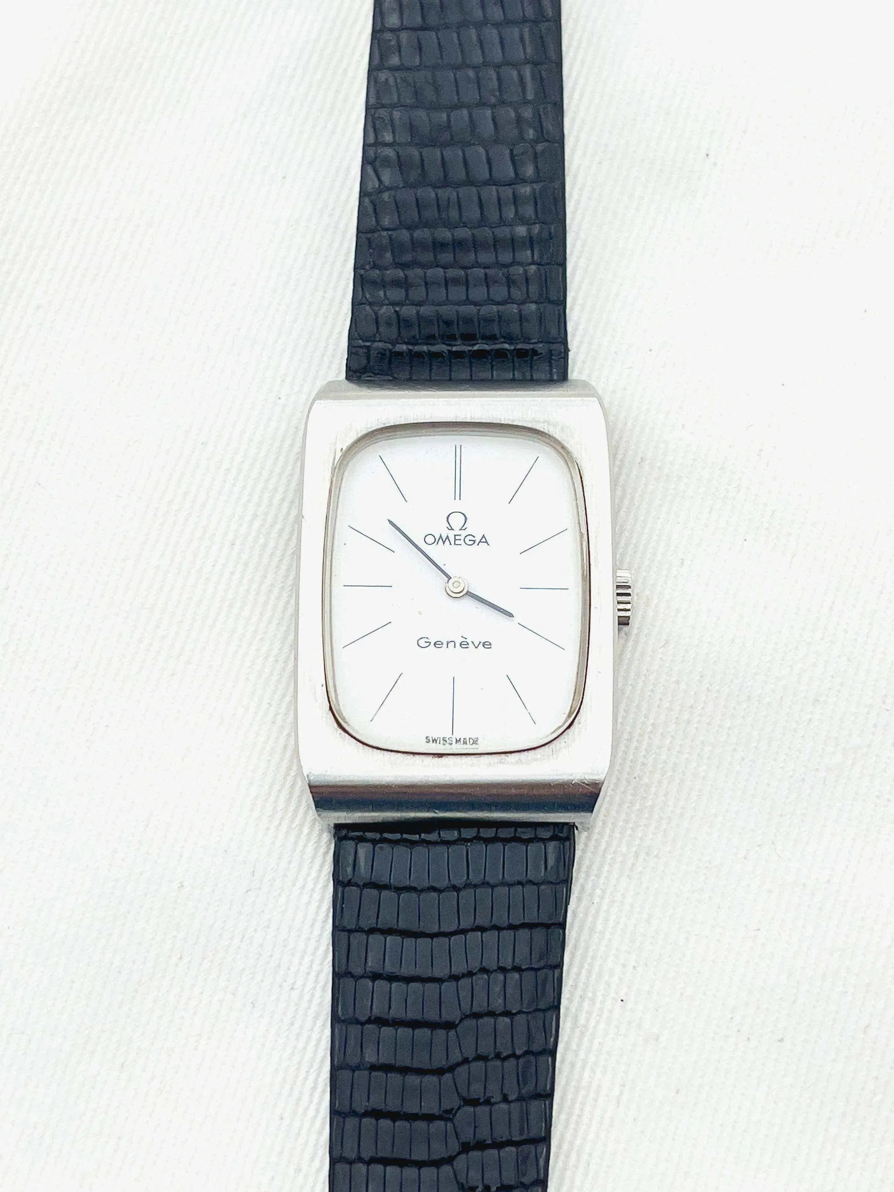 Omega - Genève Rectangulaire Acier 111.0123 - 1973 - Atelier Victor Paris - Vintage Watch Shop Dubai