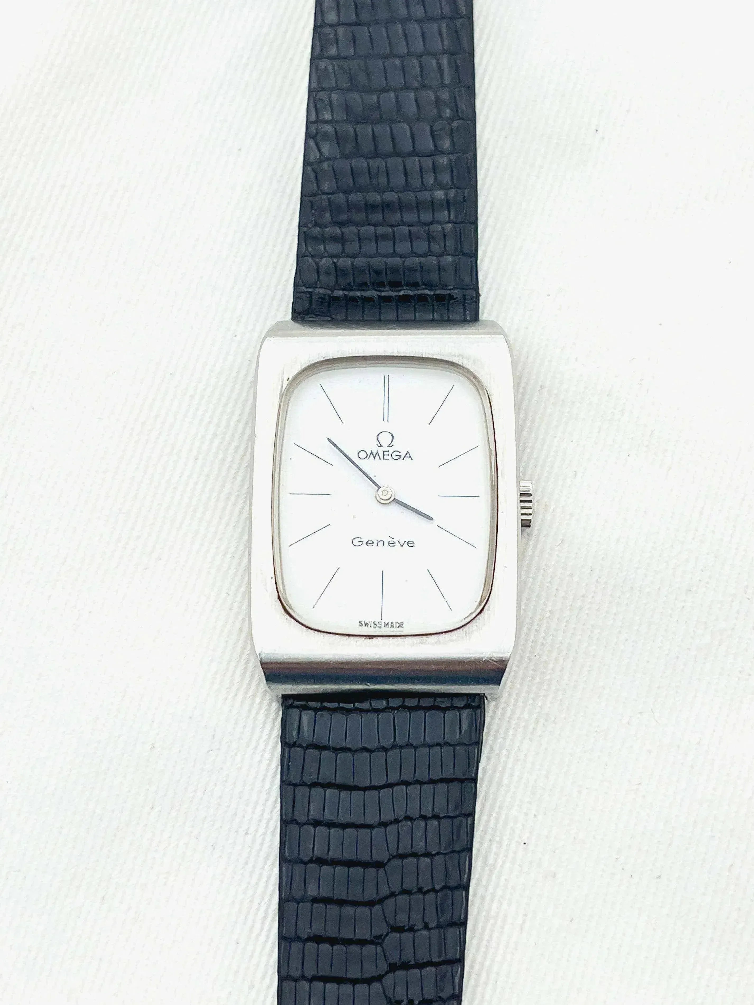 Omega - Genève Rectangulaire Acier 511.0469 - 1973 - Atelier Victor - Vintage  Shop
