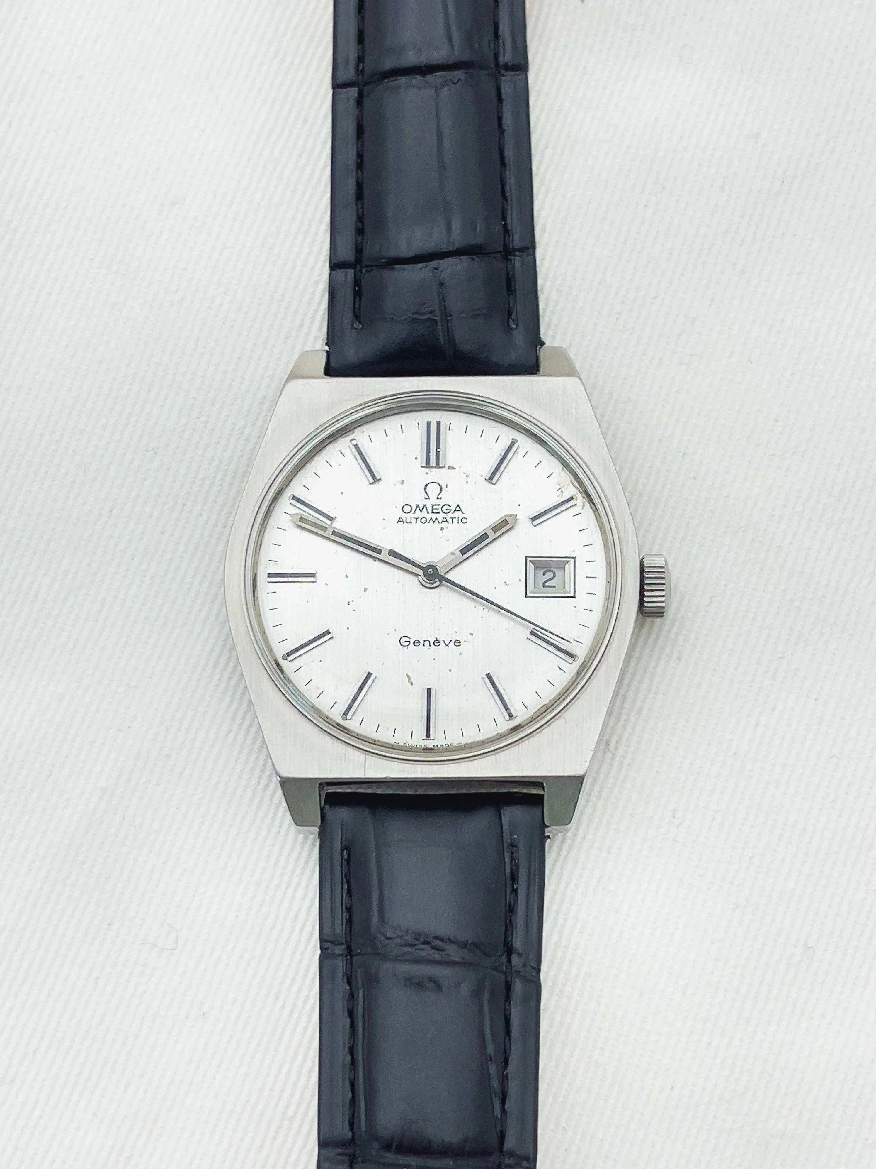 Omega - Genève Tonneau Acier Automatique - 1972 - Atelier Victor Paris - Vintage Watch Shop Dubai