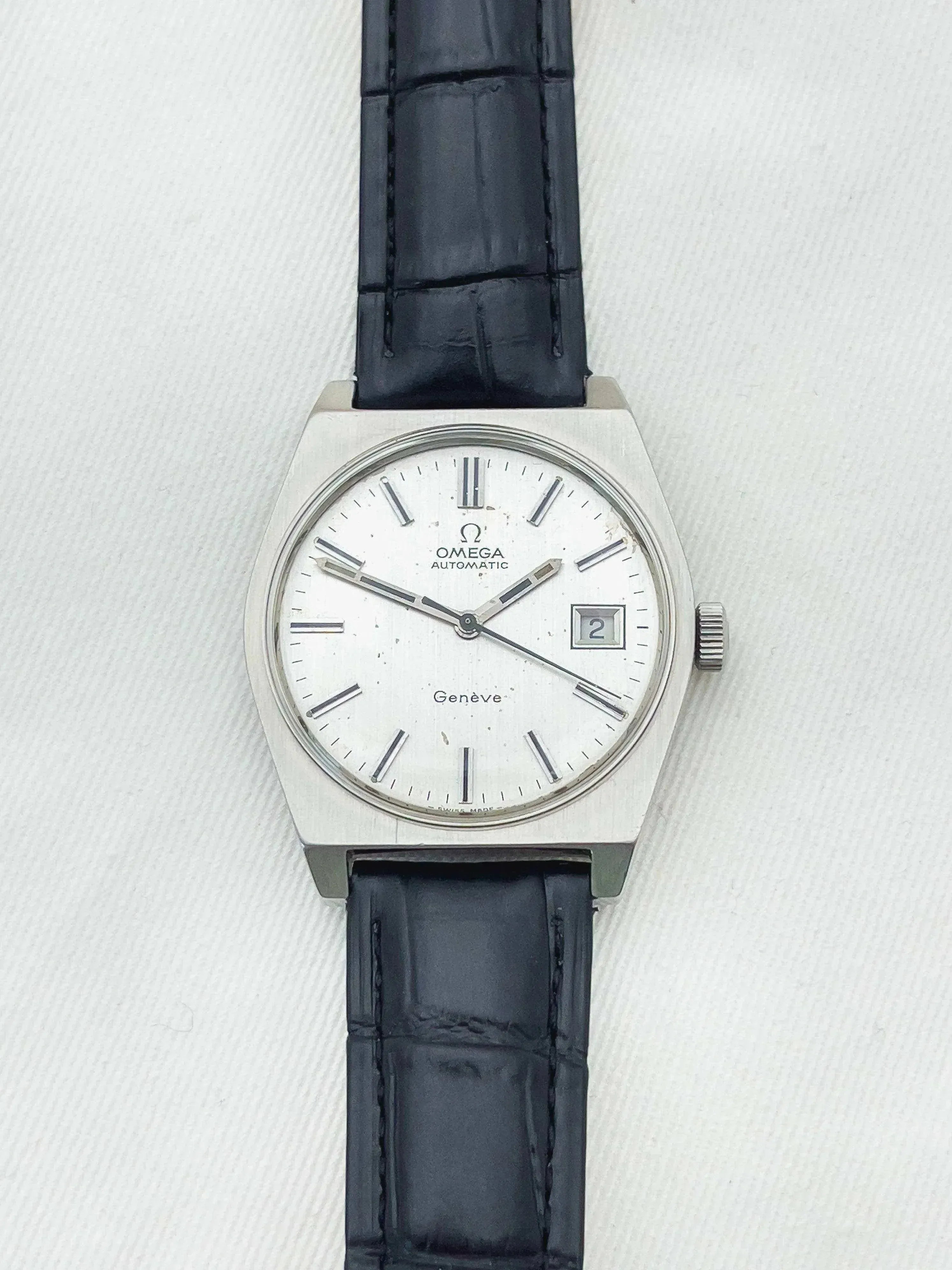 Omega - Genève Tonneau Acier Automatique - 1972 - Atelier Victor - Vintage  Shop
