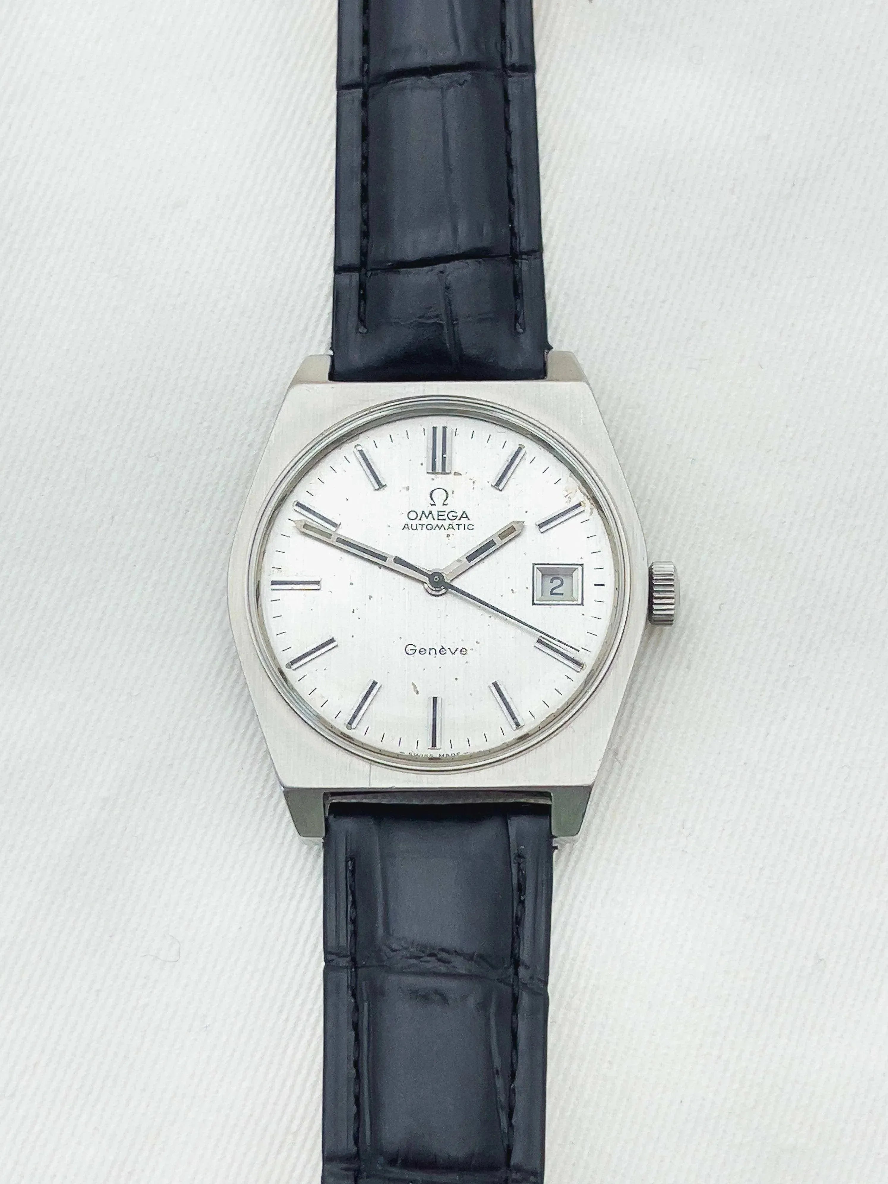 Omega - Genève Tonneau Acier Automatique - 1972 - Atelier Victor - Vintage  Shop