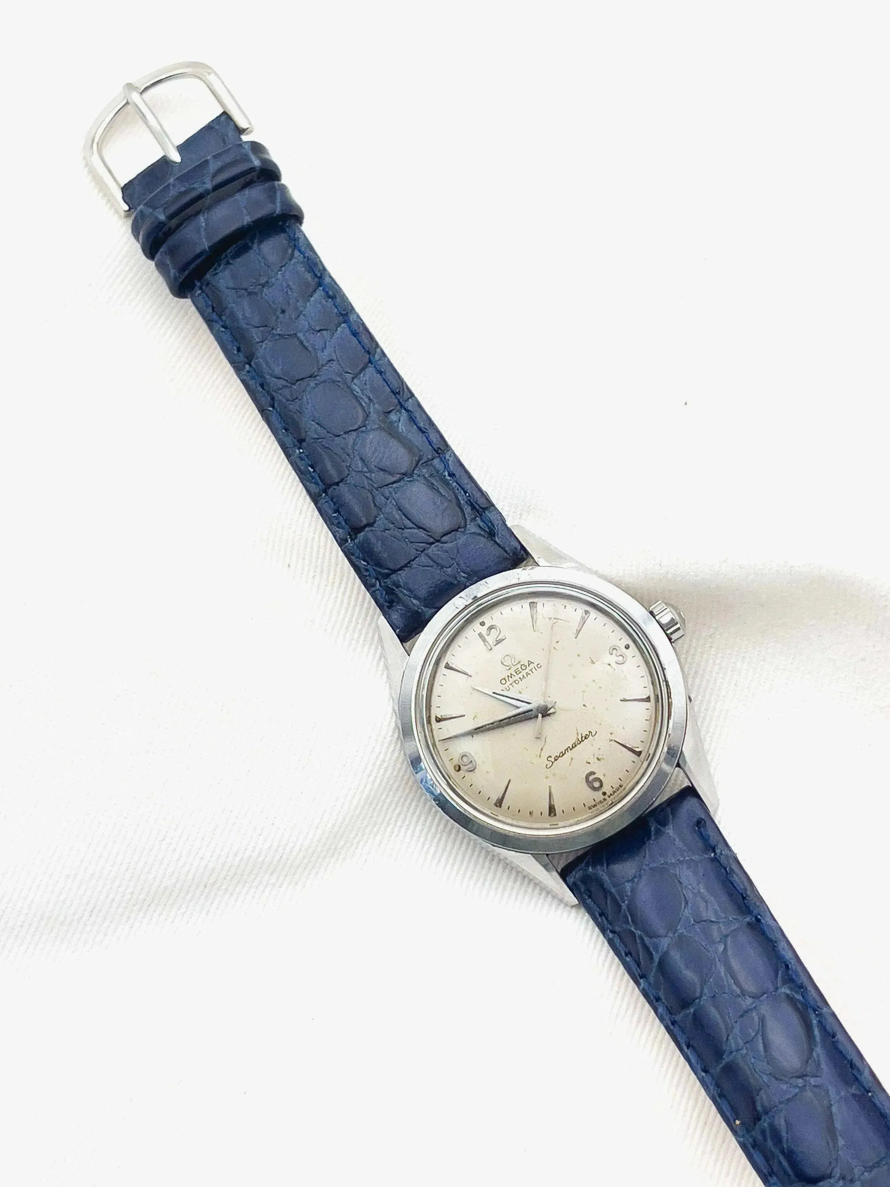 Omega - Seamaster Beige 34mm calibre 471 - 1956 - Atelier Victor - Vintage  Shop