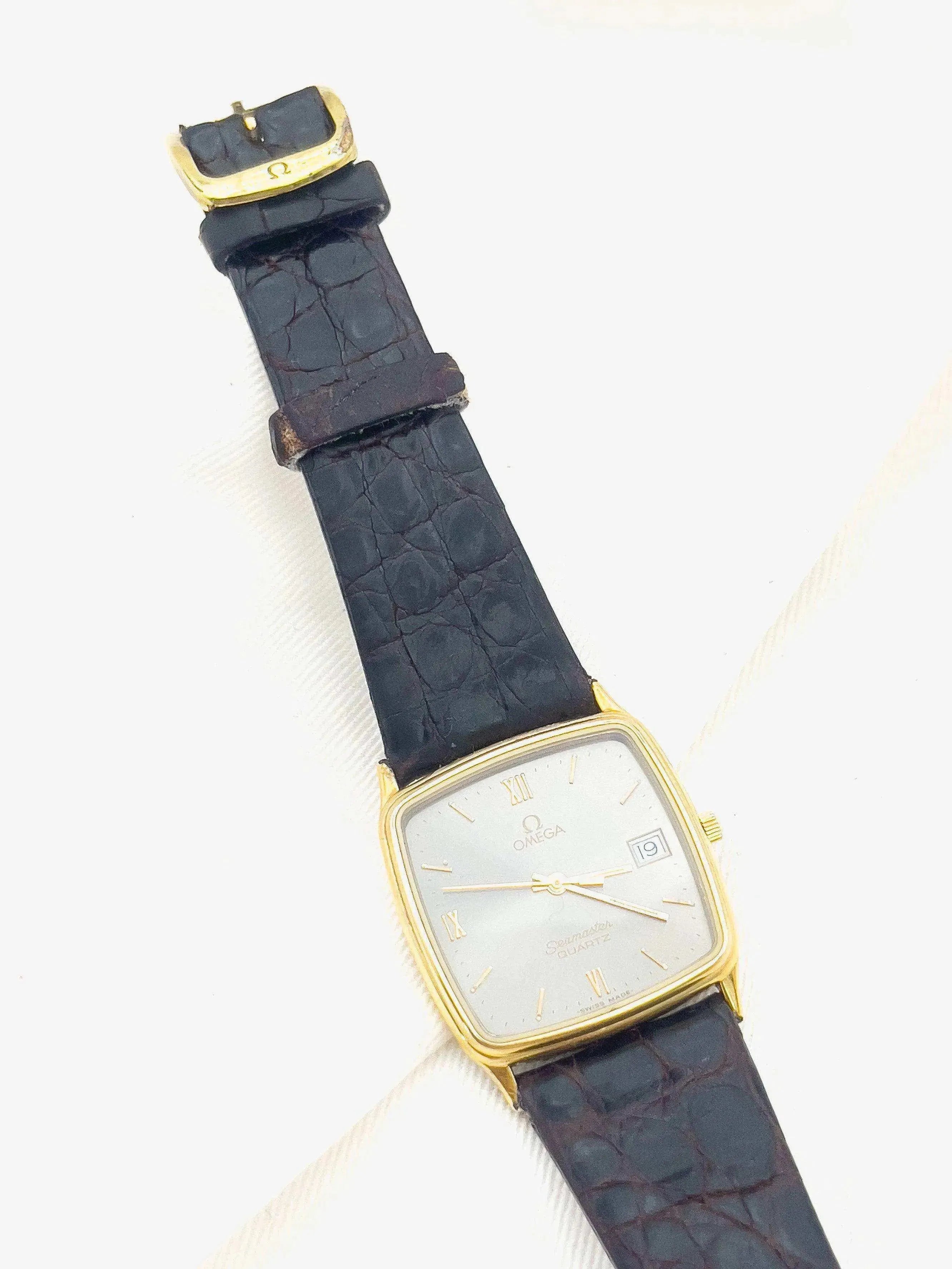 Omega - Seamaster Quartz Gris Sidéral - 1983 - Atelier Victor Paris - Vintage Watch Shop Dubai