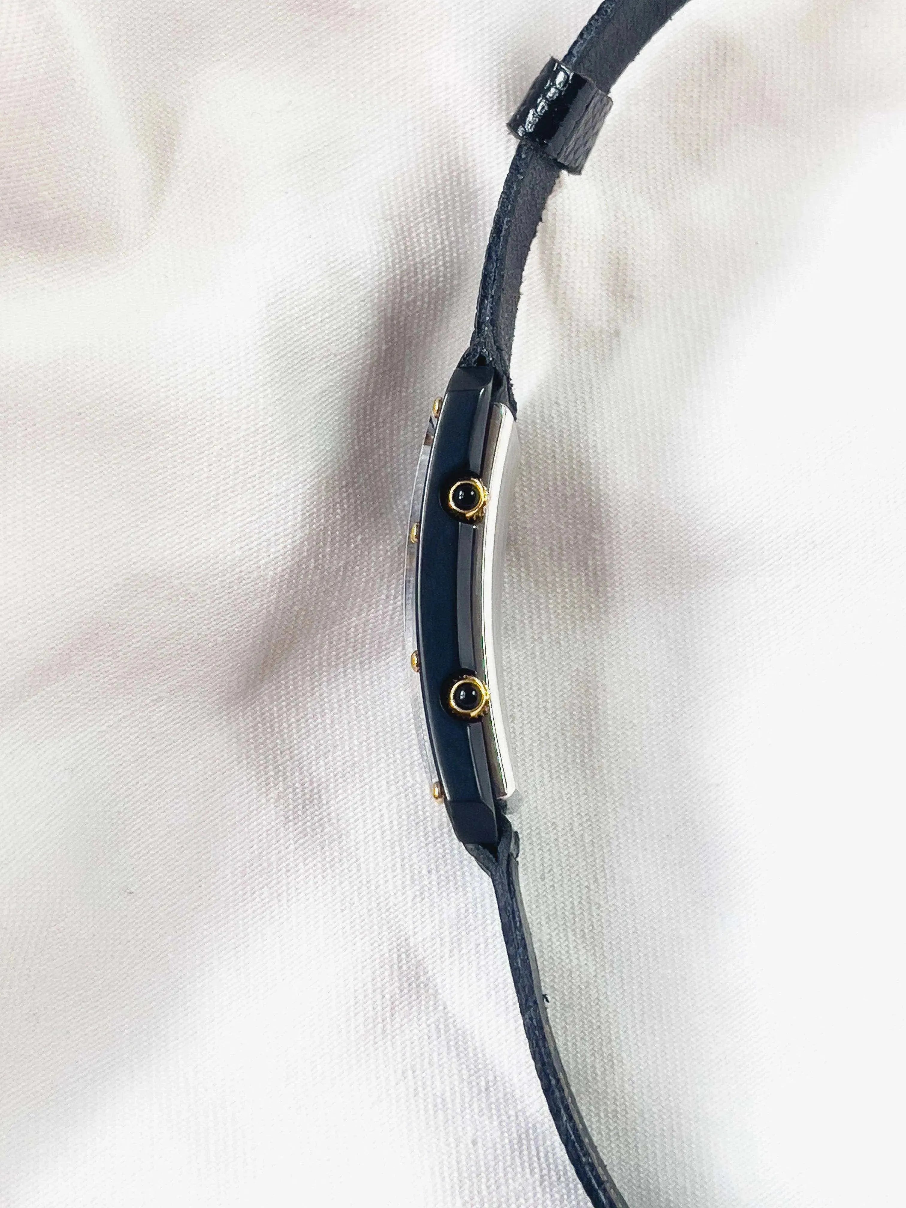 Richards-Zeger - Double Fuseau Black - 1980s - Atelier Victor Paris - Vintage Watch Shop Dubai