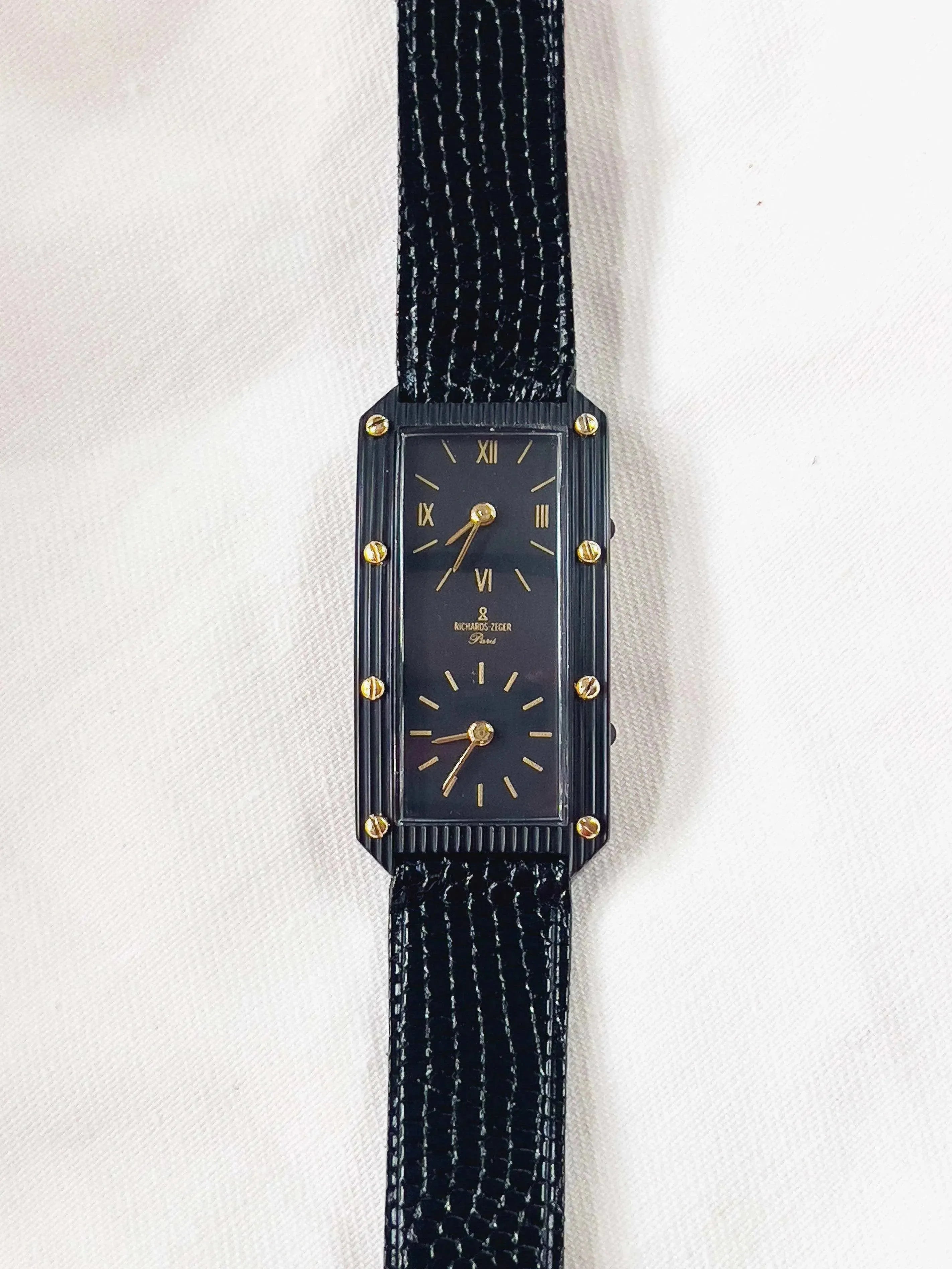 Richards-Zeger - Double Fuseau Black - 1980s - Atelier Victor - Vintage  Shop