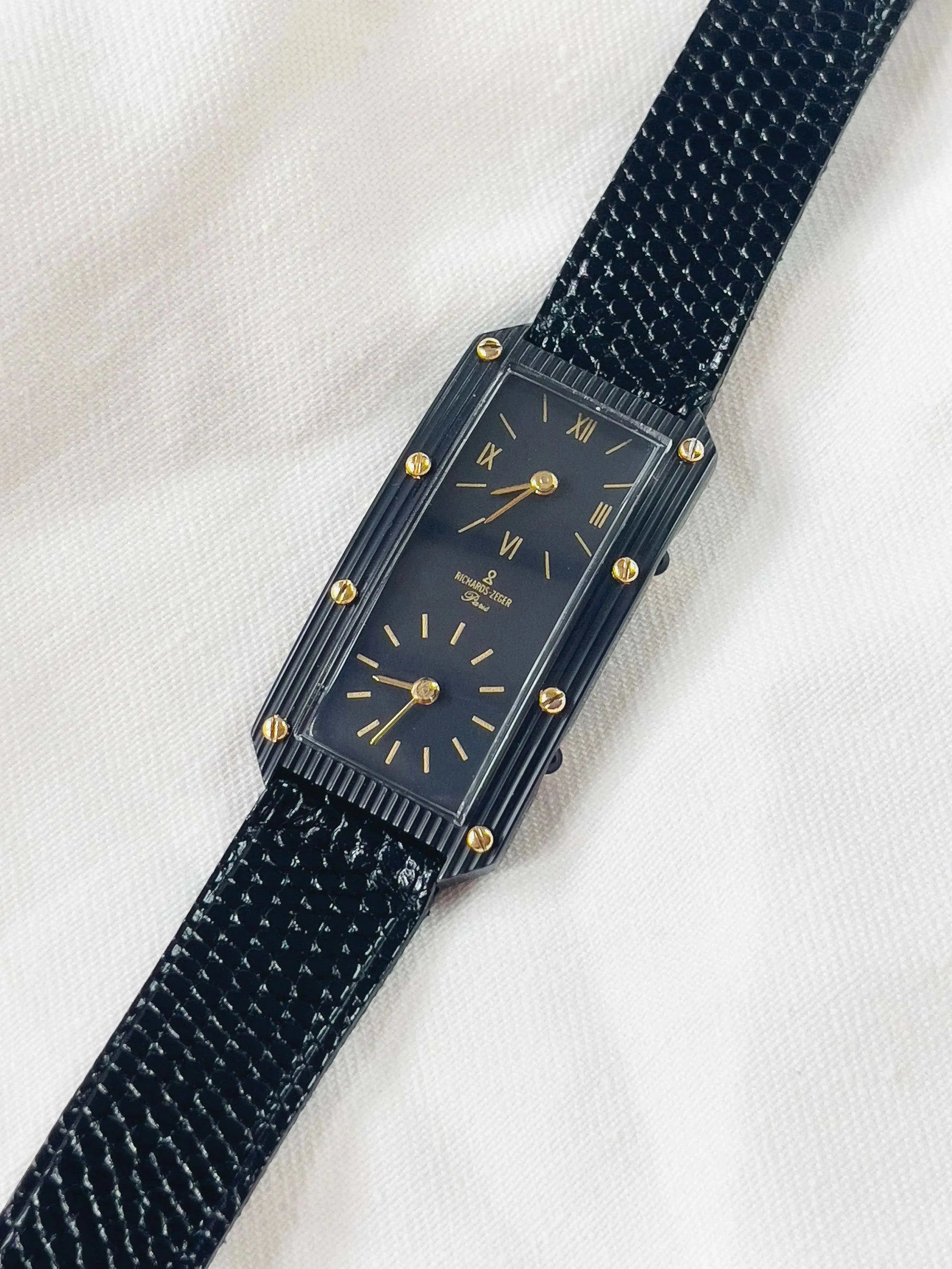 Richards-Zeger - Double Fuseau Black - 1980s - Atelier Victor - Vintage  Shop