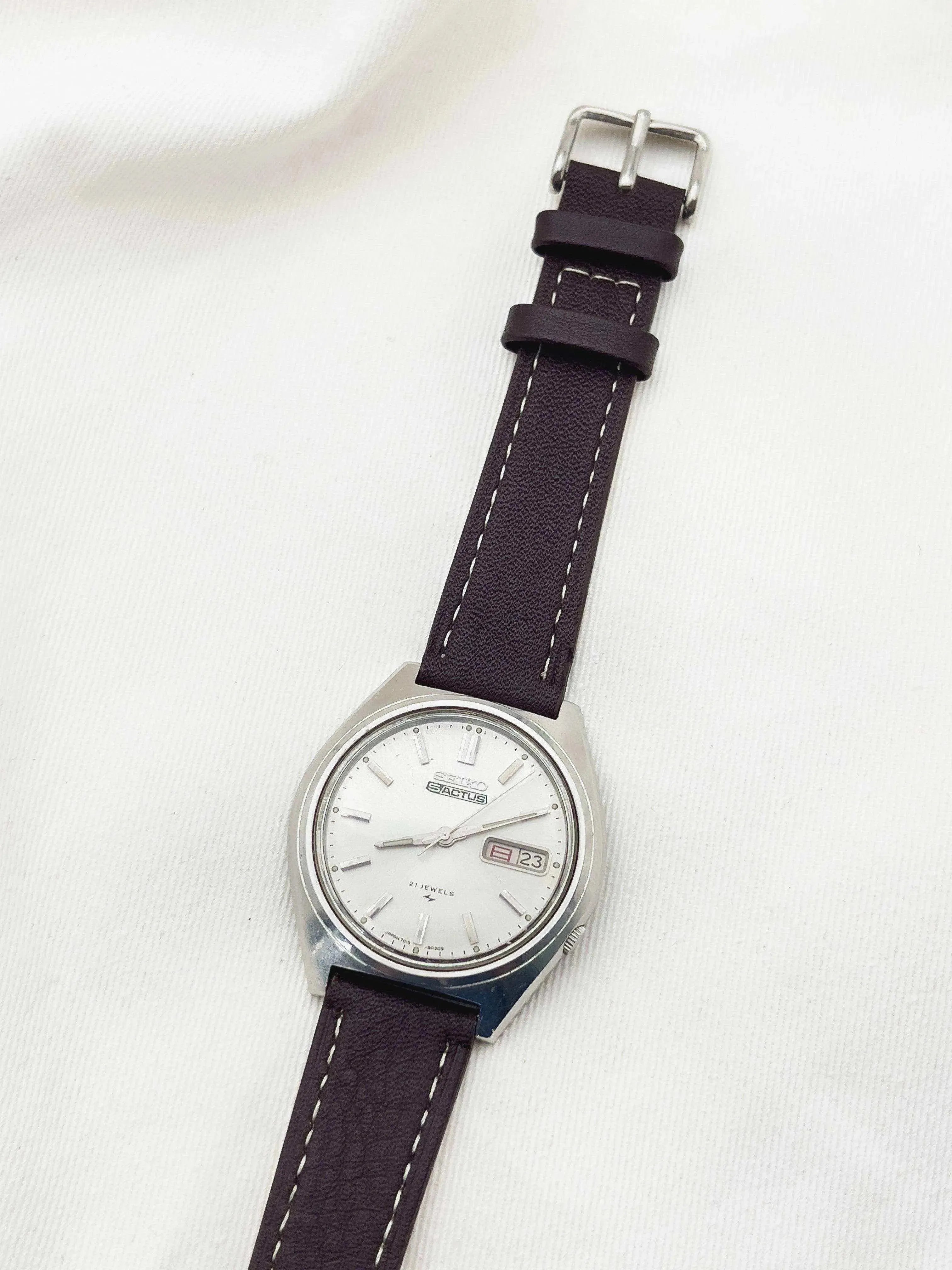 Seiko 5 Actus - Sigma Dial Kanji - 1974 - Atelier Victor Paris - Vintage Watch Shop Dubai