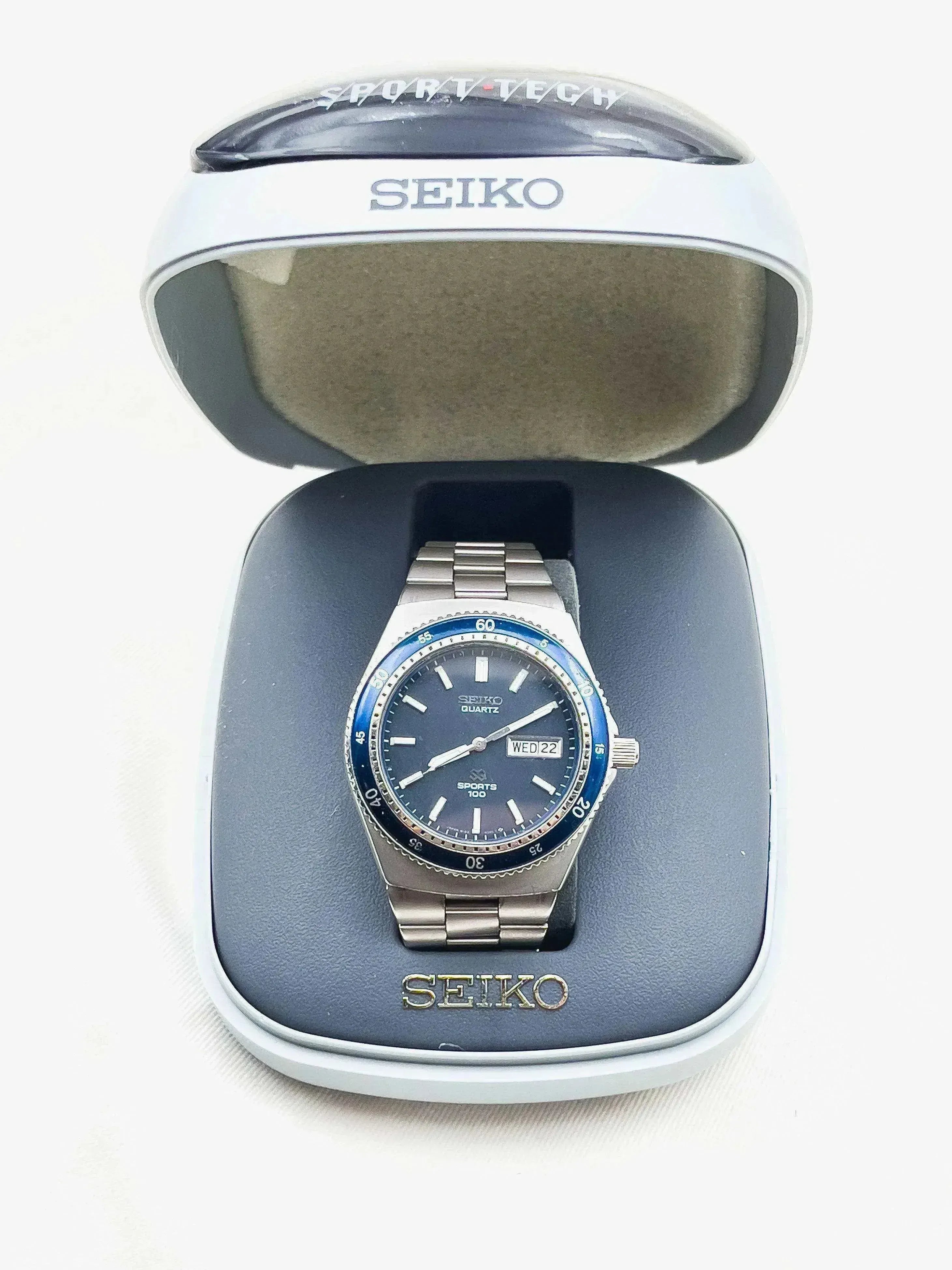 Seiko - Sport 100 Quartz - boite - 1984 - Atelier Victor