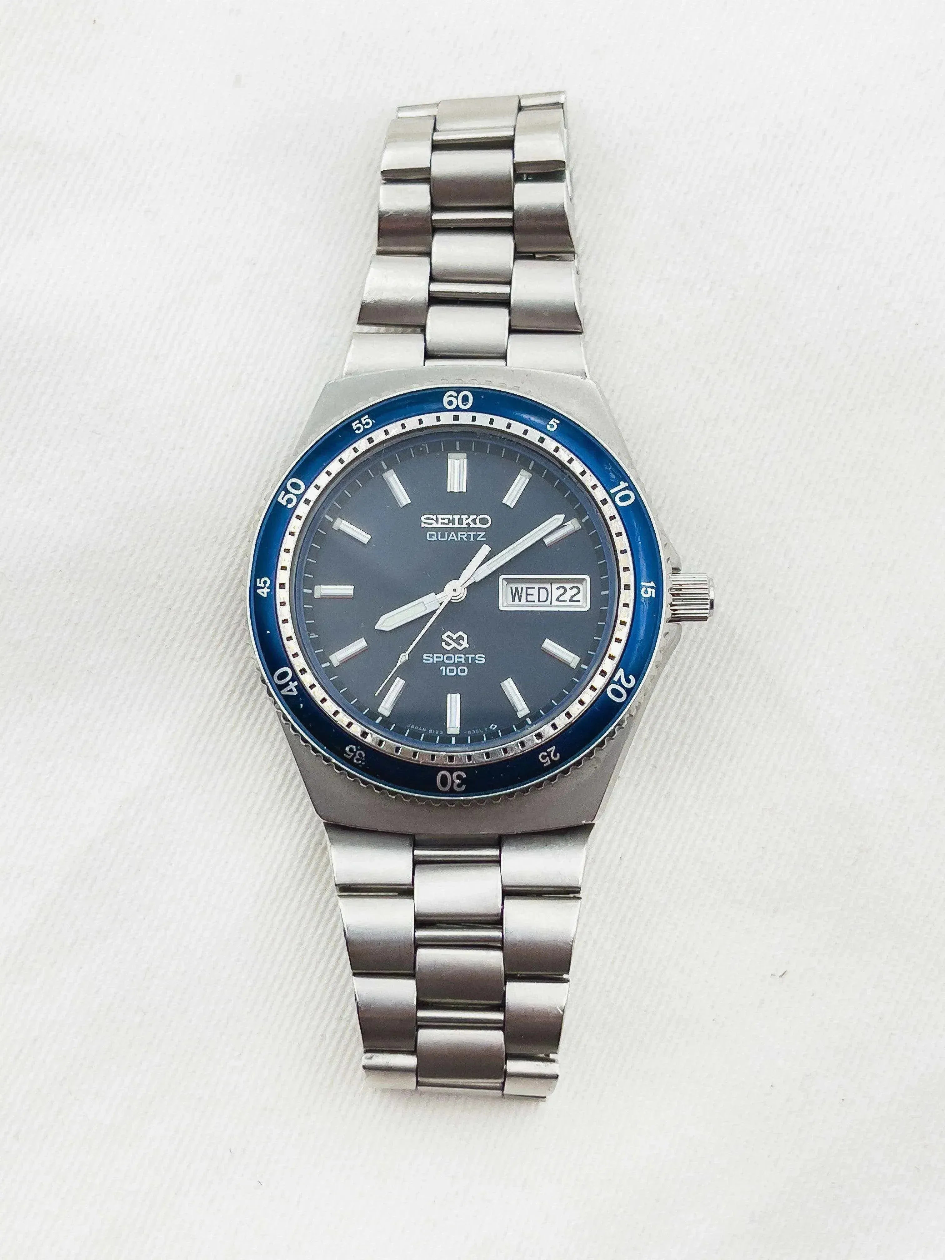 Seiko - Sport 100 Quartz - boite - 1984 - Atelier Victor - Vintage  Shop