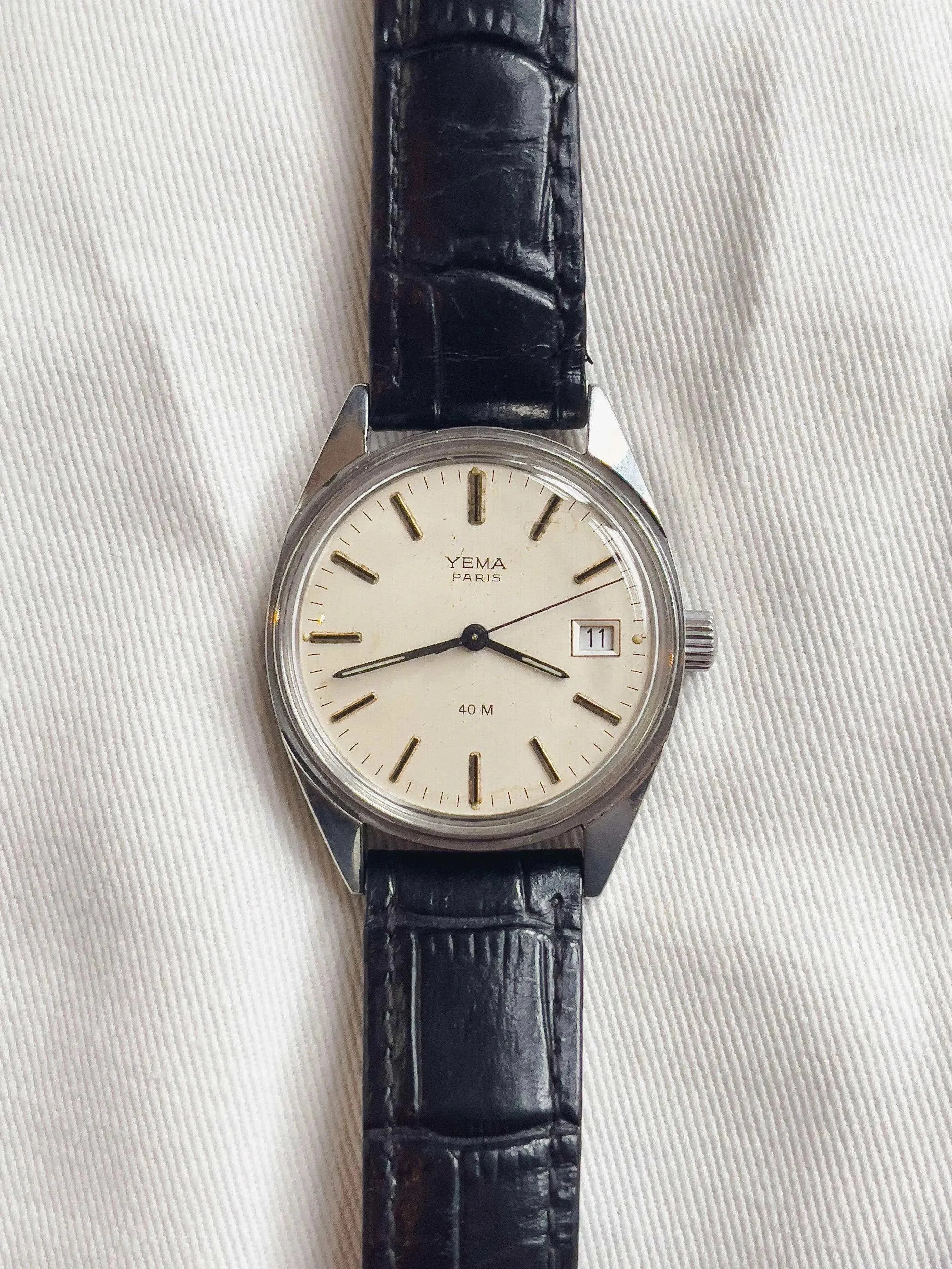 Yema - Cream dial - 1970s - Atelier Victor - Vintage  Shop