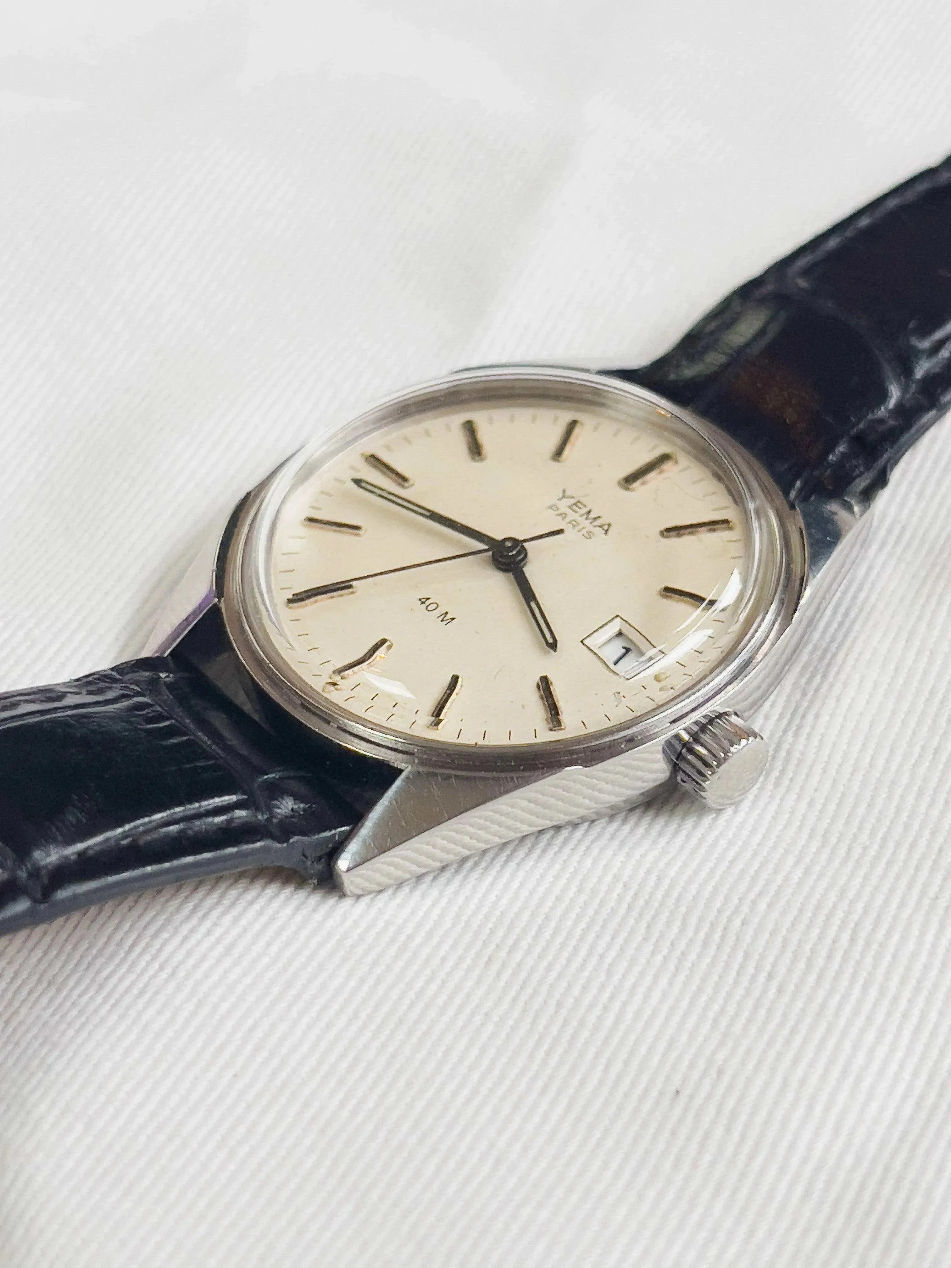 Yema - Cream dial - 1970s - Atelier Victor - Vintage  Shop