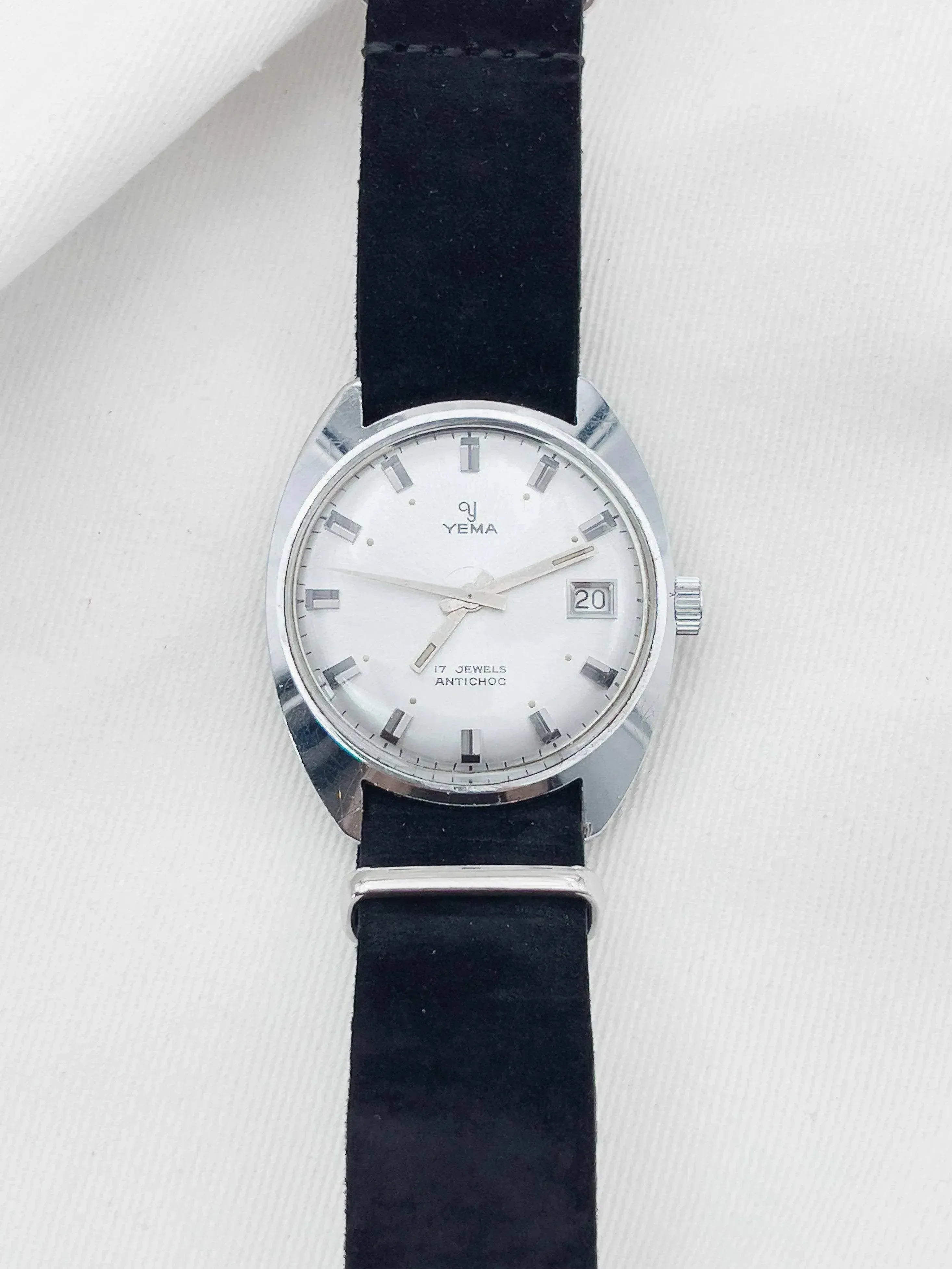 Yema - Dress Watch Acier Date nato - 1960s - Atelier Victor