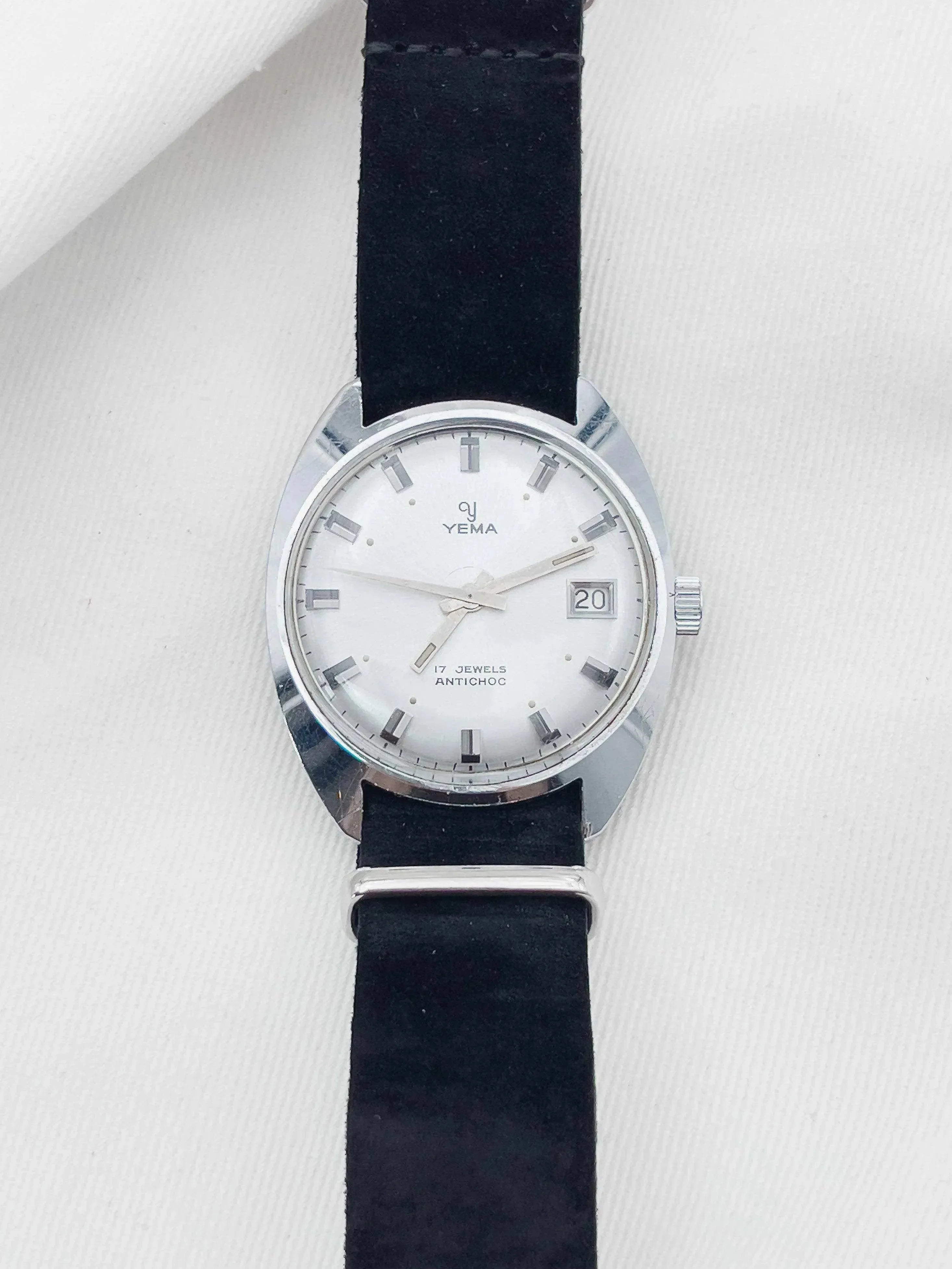 Yema - Dress Watch Acier Date nato - 1960s - Atelier Victor - Vintage  Shop