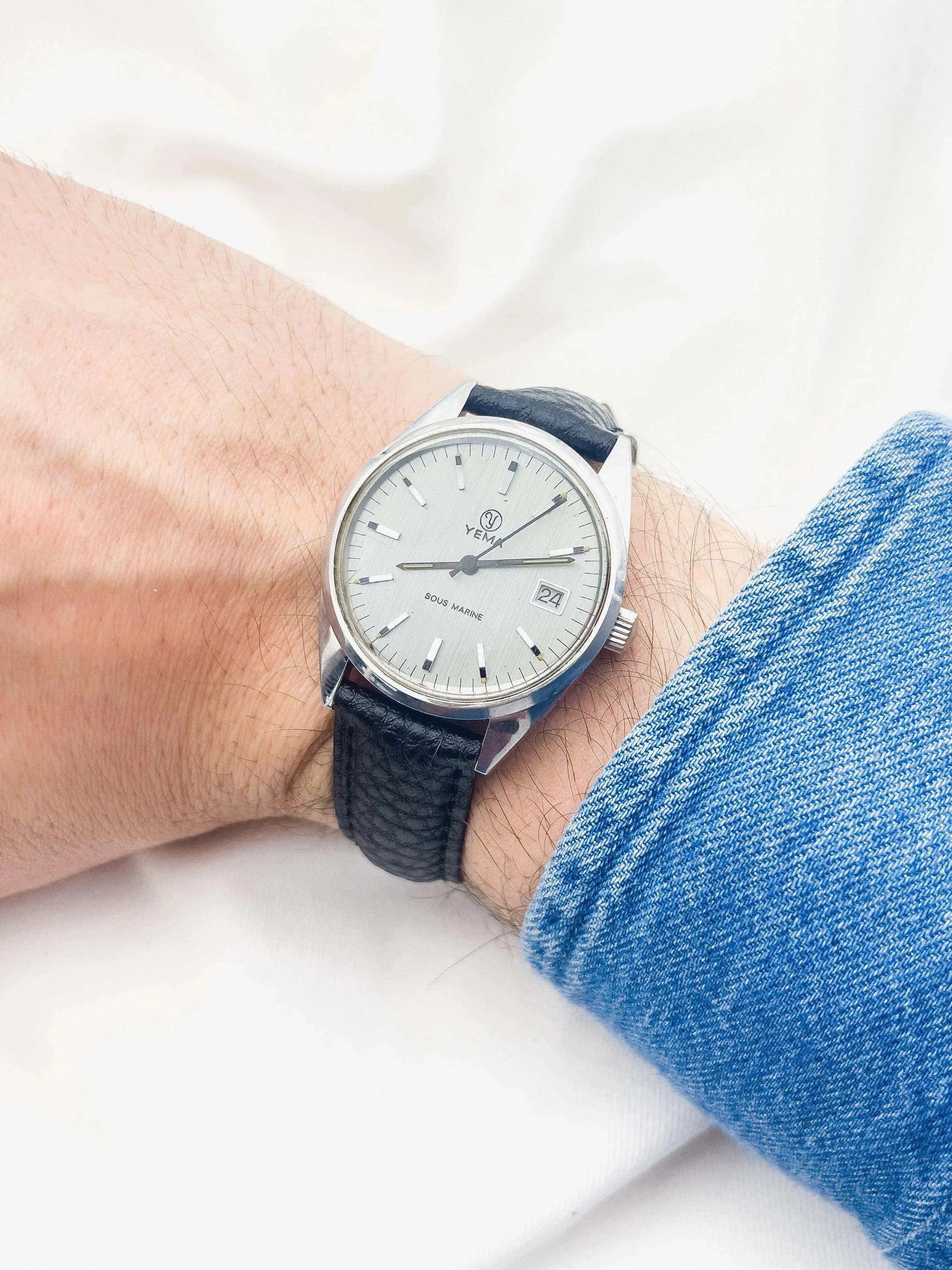 Yema - Sous-Marine Acier Date - 1960s - Atelier Victor Paris - Vintage Watch Shop Dubai
