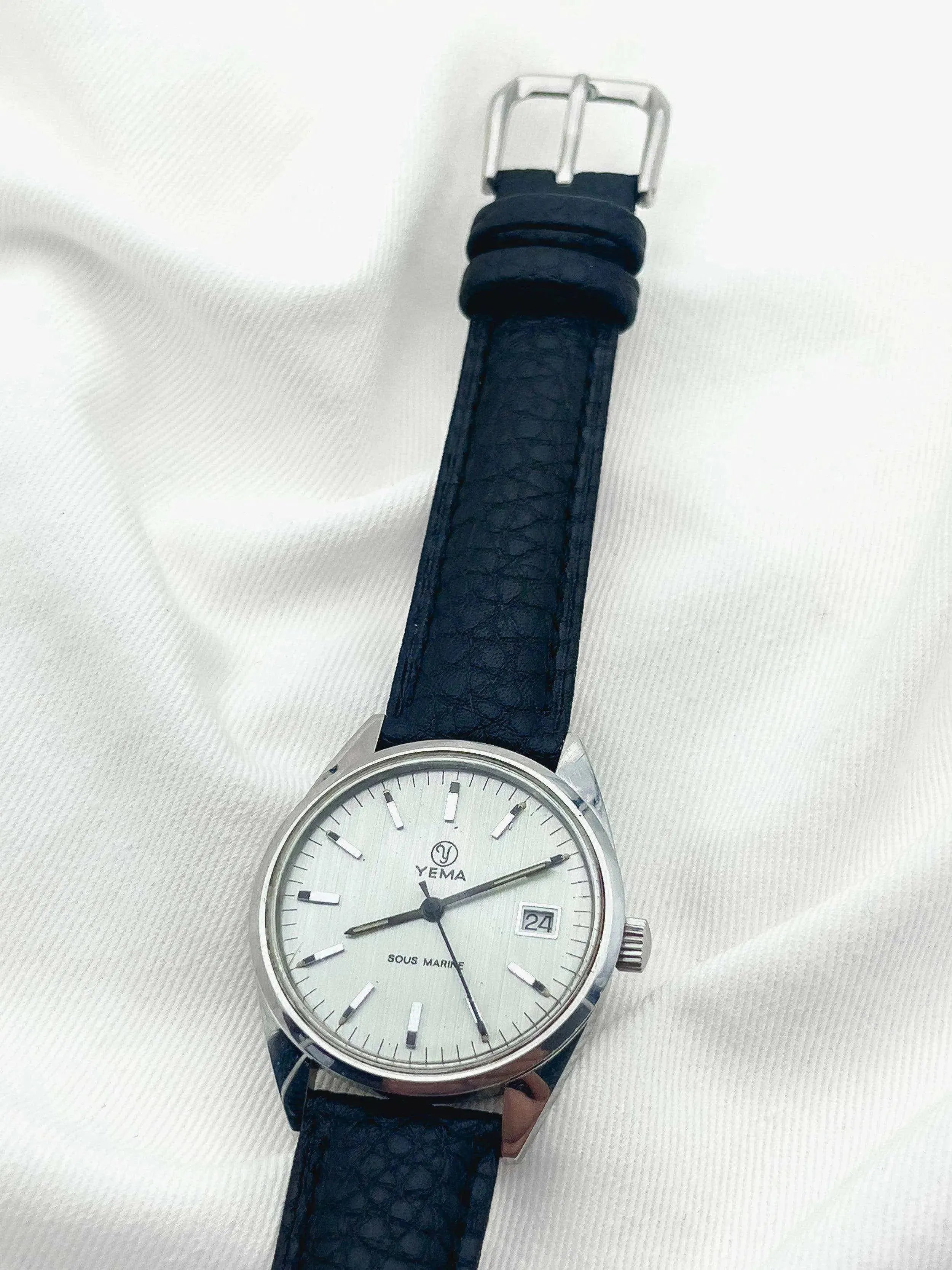 Yema - Sous-Marine Acier Date - 1960s - Atelier Victor Paris - Vintage Watch Shop Dubai
