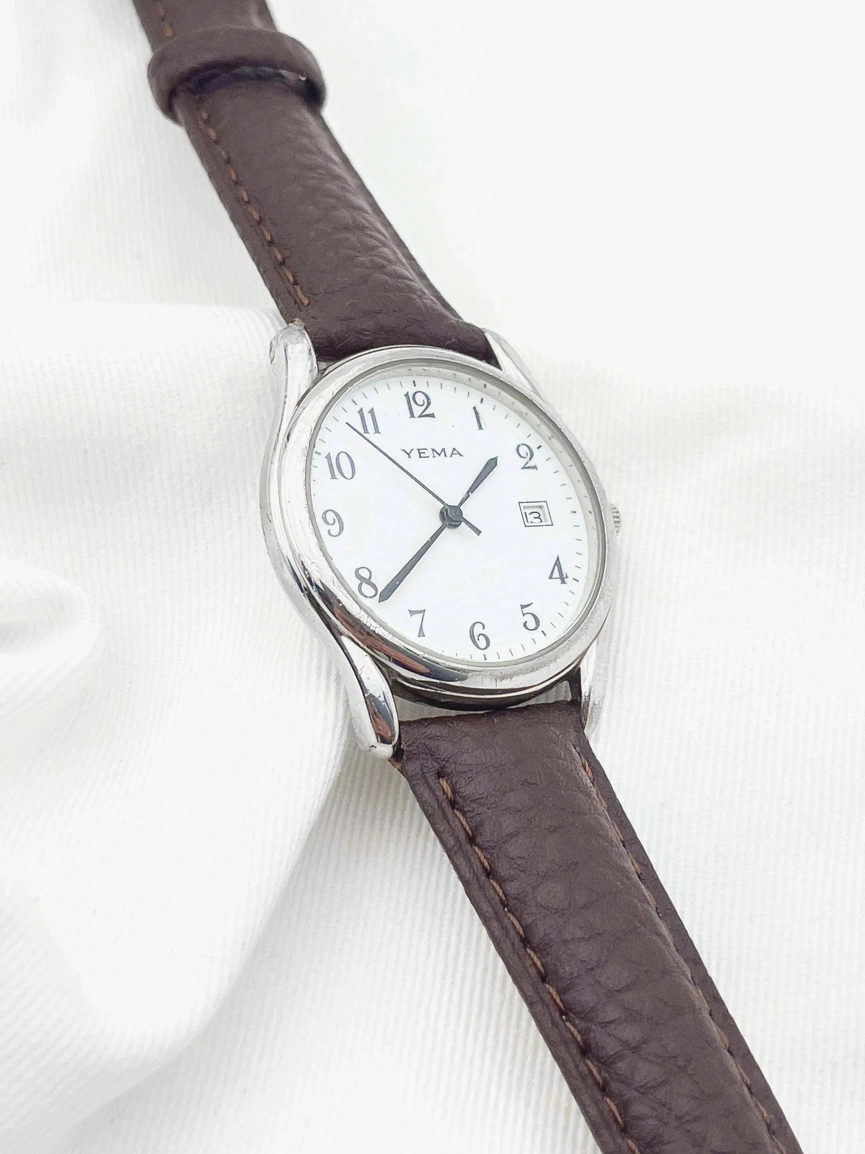 Yema - White Dial Date - 1990's - Atelier Victor Paris - Vintage Watch Shop Dubai