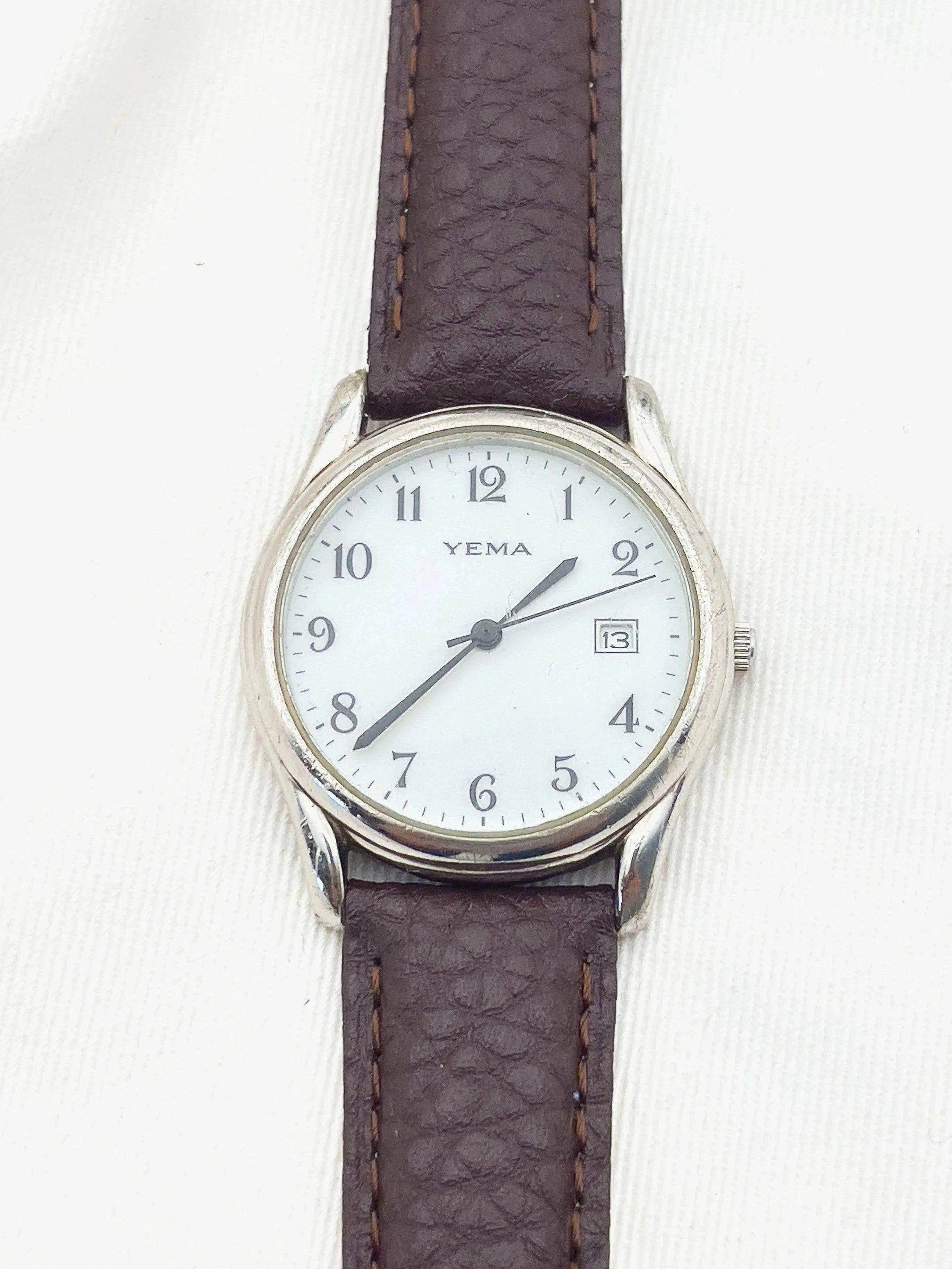 Yema - White Dial Date - 1990's - Atelier Victor Paris - Vintage Watch Shop Dubai